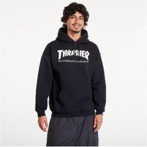 Thrasher Other - Thrasher Skateboard Magazine Hoodie - Black - Size Medium